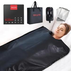 Portable Infrared Sauna Blanket for Detox & Relaxation