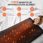 Portable Infrared Sauna Blanket for Detox & Relaxation