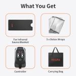 Portable Infrared Sauna Blanket for Detox & Relaxation