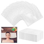 Okllen 100 Pack Sauna Body Wrap Plastic Sheets