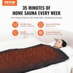 VEVOR Portable Infrared Sauna Blanket with Timer