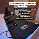 SAUN 2025 Infrared Sauna Blanket with Adjustable Heating