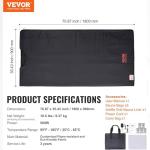 VEVOR Infrared Sauna Blanket with Adjustable Heat Timer