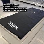 SAUN 2025 Infrared Sauna Blanket with Adjustable Heating