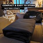 SAUN 2025 Infrared Sauna Blanket with Adjustable Heating