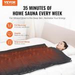 VEVOR Infrared Sauna Blanket with Adjustable Heat Timer