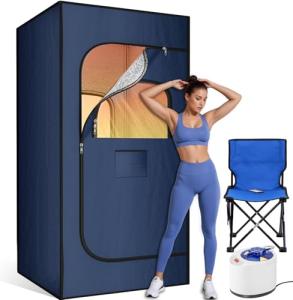 Portable Personal Steam Sauna Tent with Remote