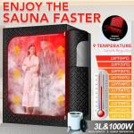 WQVOX Portable Double Infrared Steam Sauna Set