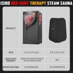 OULUU Portable Infrared Sauna with Red Light
