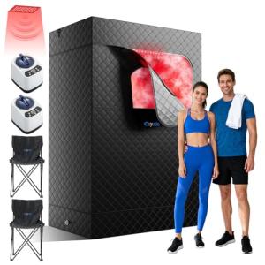 Ceyodo Portable 2-Person Infrared Sauna Box