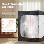 Portable 2-Person Home Steam Sauna with Remote