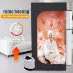 Nirvix Portable Indoor Outdoor Sauna with Remote