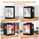 KASUE Portable 2-Person Infrared Sauna Box