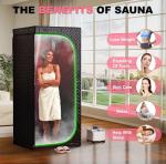 Portable Infrared Steam Sauna Box with Chair
