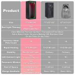 Portable Infrared Steam Sauna Box with Chair