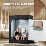 Portable 2-Person Home Steam Sauna with Remote