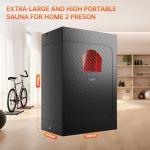 Ceyodo Portable 2-Person Infrared Sauna Box