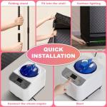 Portable Infrared Steam Sauna Box with Chair