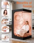 Portable Home Steam Sauna with Remote Control