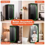 Portable Indoor Square Steam Sauna Tent with Chair