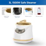 RESTISLAND Upgraded Home Steam Sauna Box with Chair