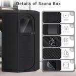 Portable Steam Sauna with Chair and Remote Control