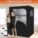 Extra Large Portable Home Sauna for 2 People