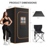 Compact Home Steam Sauna for One with Steamer