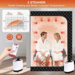 Extra Large Portable Home Sauna for 2 People