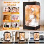 Compact Home Steam Sauna for One with Steamer