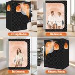 Extra Large Portable Home Sauna for 2 People