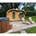 KeiCo Raiki Outdoor Sauna with Heater and Room