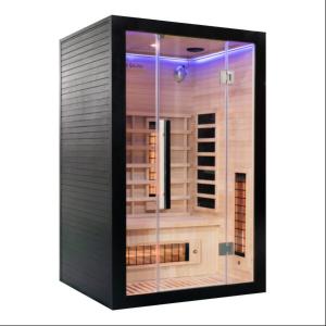LUX Black Infrared Home Sauna for 2 People