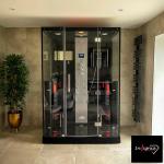 Luxury Infrared Steam Shower Sauna with Aromatherapy