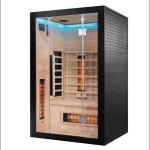 LUX Black Infrared Home Sauna for 2 People