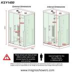 Luxury Infrared Steam Shower Sauna with Aromatherapy