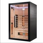 LUX Black Infrared Home Sauna for 2 People