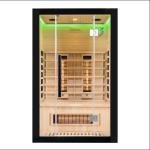LUX Black Infrared Home Sauna for 2 People