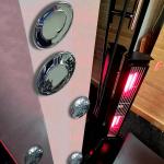 Luxury Infrared Steam Shower Sauna with Aromatherapy