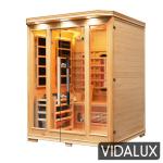 Vidalux 3-Person Infrared and Traditional Sauna