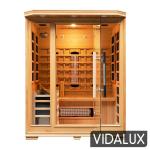 Vidalux 3-Person Infrared and Traditional Sauna
