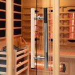 Vidalux 3-Person Infrared and Traditional Sauna