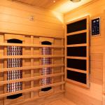Vidalux 3-Person Infrared and Traditional Sauna