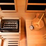 Vidalux 3-Person Infrared and Traditional Sauna