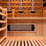 Vidalux 3-Person Infrared and Traditional Sauna