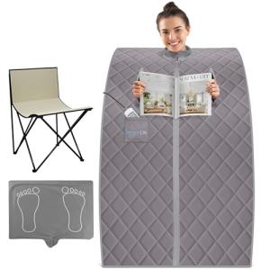 Portable Infrared Home Sauna Tent with Chair