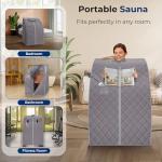 Portable Infrared Home Sauna Tent for One Person