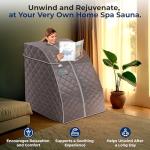 Portable Infrared Home Sauna Tent for One Person