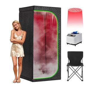 Portable Infrared Steam Sauna Box with Chair