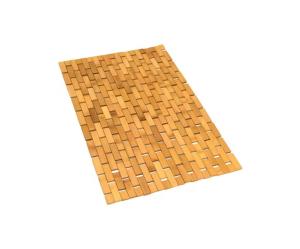Foldable Bamboo Bath Mat for Spa and Sauna